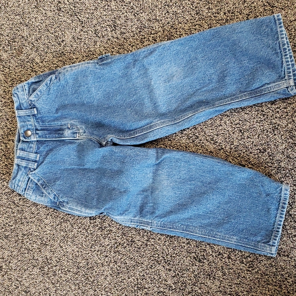 2 items: Osh Gosh with adjustable waist and Cat and Jack blue jeans size 4t